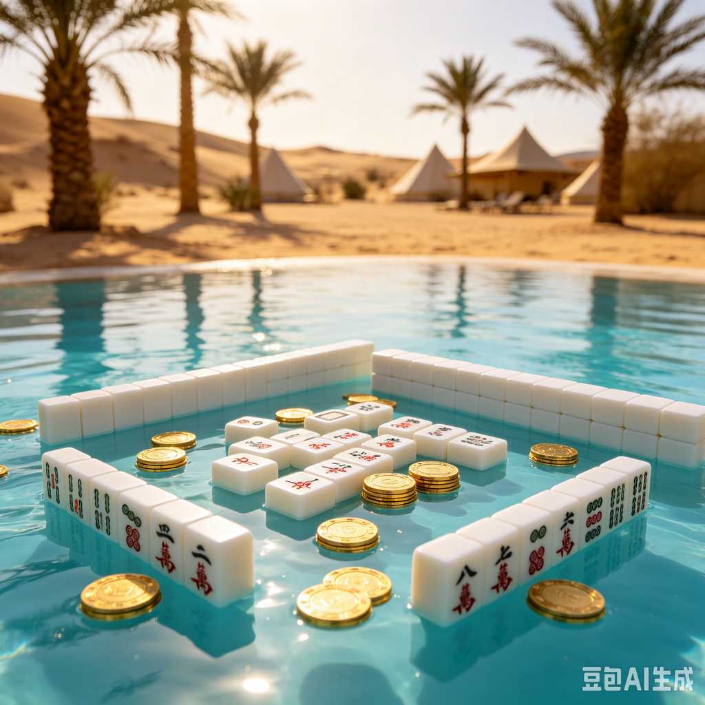 flat print mahjong set