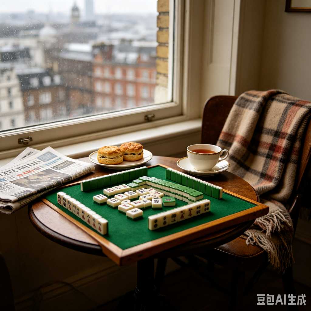 simple text mahjong tiles